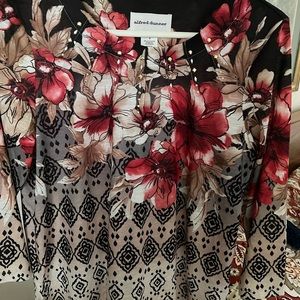 Alfred Dunner Ladies 3/4 sleeve top